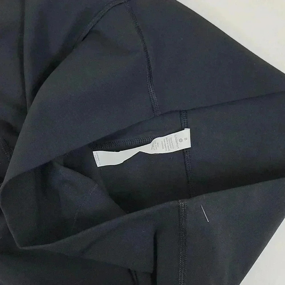 Lululemon Wunder Under Crop (Hi-Rise) *Full-On Luxtreme 21"Black (First Releas - Picture 6 of 13